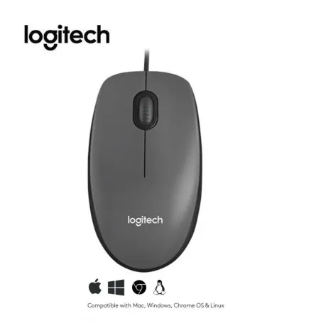 MOUSE LOGITECH M90 DARK MIDNIGHT USB BLACK (910-004053)