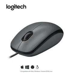 MOUSE LOGITECH M90 DARK MIDNIGHT USB BLACK (910-004053)