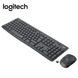 TECLADO LOGITECH + MOUSE MK295 WIRELESS USB BLACK