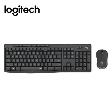 TECLADO LOGITECH + MOUSE MK295 WIRELESS USB BLACK