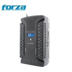 UPS 10000VA HT-1002LCD FORZA, 600W, 10 TOMAS UNIV, 2 USB