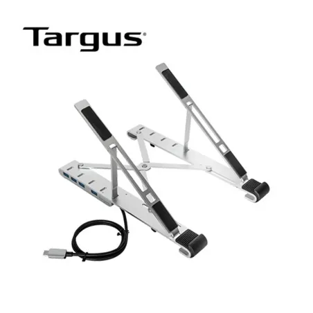 BASE TARGUS P/NOTEBOOK 10"-15.6" CON HUB USB 4-PORT PLEGABLE ALUMINIO