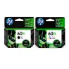 PACK TINTA HP 60XL NEGRO - COLOR CC641WL -CC644W