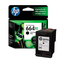 CARTUCHO DE TINTA HP 664XL NEGRO ORIGINAL (F6V31AL)