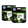 PACK TINTA HP 664XL ORIGINAL NEGRO + COLOR F6V31AL -F6V30AL