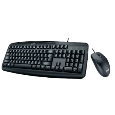 TECLADO GENIUS + MOUSE SMART KM-200 USB MULTIMEDIA SP BLACK (31330003401)