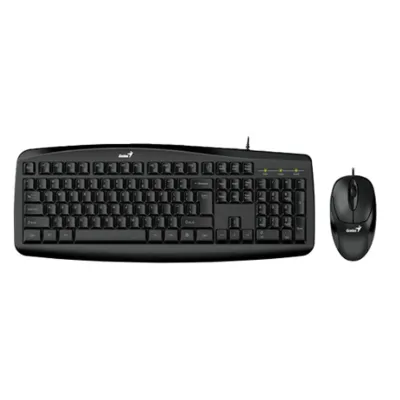 TECLADO GENIUS + MOUSE SMART KM-200 USB MULTIMEDIA SP BLACK (31330003401)