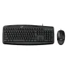 TECLADO GENIUS + MOUSE SMART KM-200 USB MULTIMEDIA SP BLACK (31330003401)