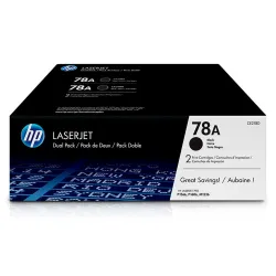 TONER HP ORIGINAL PACK 2 CE278AD COLOR NEGRO (78AD)