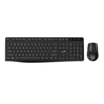 TECLADO GENIUS + MOUSE WIRELESS KM-8206S USB MULTIMEDIA SP BLACK (31340017401)