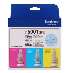 PACK 3 TINTAS BROTHER BT50013PK COLOR