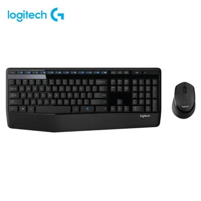 TECLADO LOGITECH + MOUSE MK345 WIRELESS USB SP BLACK (PN 920-007820)