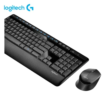 TECLADO LOGITECH + MOUSE MK345 WIRELESS USB SP BLACK (PN 920-007820)