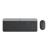 TECLADO LOGITECH + MOUSE MK470 WIRELESS SLIM USB BLACK (PN 920-009266)