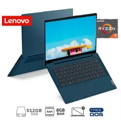 Laptop Lenovo IP5 14ALC05- AMD R7 5700U 14” FHD RAM 8GB DDR4 512GB SSD FreeDOS