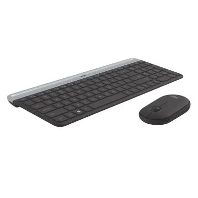 TECLADO LOGITECH + MOUSE MK470 WIRELESS SLIM USB BLACK (PN 920-009266)