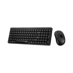 TECLADO GENIUS + MOUSE LUXEMATE Q8100 AI COPILOT WIRELESS  NEGRO
