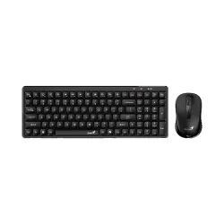 TECLADO GENIUS + MOUSE LUXEMATE Q8100 AI COPILOT WIRELESS  NEGRO
