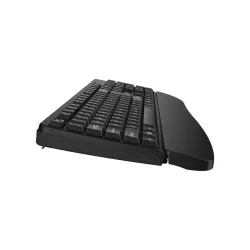 TECLADO GENIUS ERGO KB-7123 AI COPILOT MULTIMEDIA USB SP NEGRO