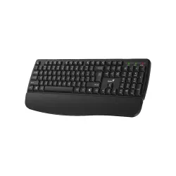 TECLADO GENIUS ERGO KB-7123 AI COPILOT MULTIMEDIA USB SP NEGRO
