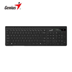 TECLADO GENIUS SLIMSTAR 7230 WIRELESS AI COPILOT MULTIMEDIA SP NEGRO