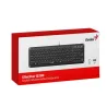 TECLADO GENIUS SLIMSTAR Q200 USB MULTIMEDIA SP BLACK (31310020401)