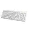 TECLADO GENIUS SLIMSTAR Q200 USB MULTIMEDIA SP WHITE (31310020411)