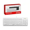 TECLADO GENIUS SLIMSTAR Q200 USB MULTIMEDIA SP WHITE (31310020411)