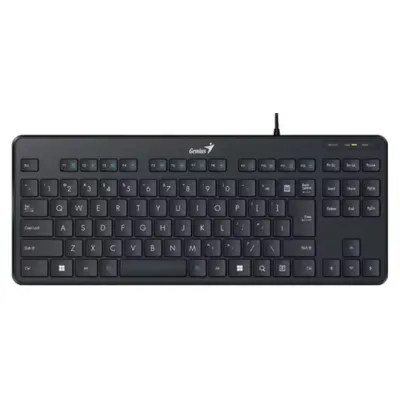TECLADO GENIUS TKL LUXEMATE 110 USB MULTIMEDIA SP BLACK (31300012401)