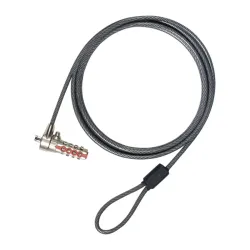 CABLE DE SEGURIDAD TARGUS DEFCON T-LOCK CLAVE 4 DIGITOS (PA410S-1)