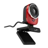 CAMARA GENIUS QCAM 6000 FHD 1080P USB COLOR ROJO