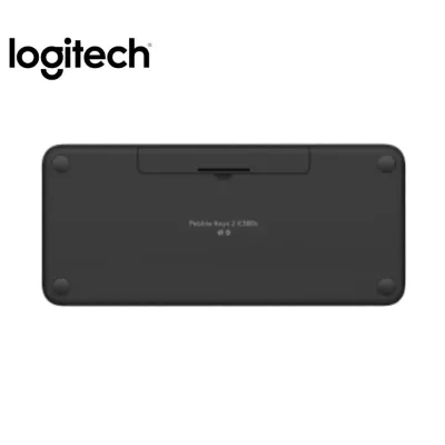 TECLADO LOGITECH PEBBLE 2 K380S BLUETOOTH/WIRELESS SP GRAPHITE (920-011783)