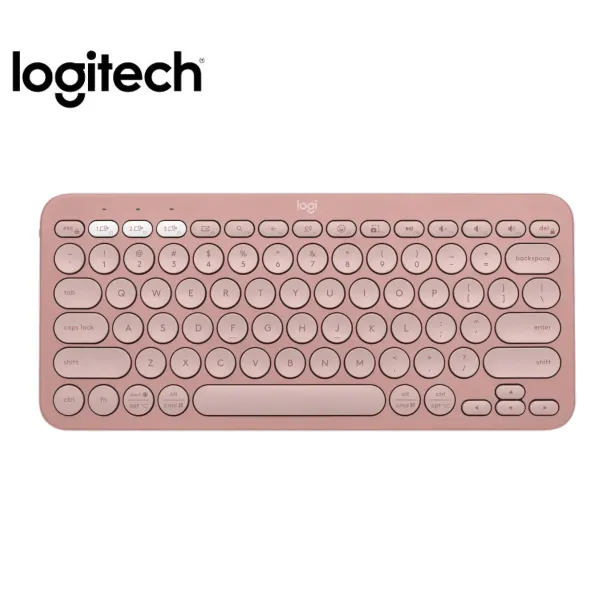 TECLADO LOGITECH PEBBLE 2 K380S BLUETOOTH/WIRELESS SP ROSE (920-011785)