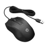 MOUSE HP 100  COLOR NEGRO