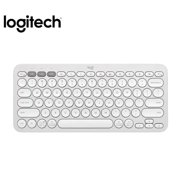 TECLADO LOGITECH PEBBLE 2 K380S BLUETOOTH/WIRELESS SP WHITE (920-011784)