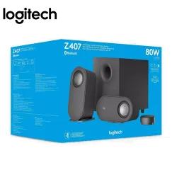 PARLANTE LOGITECH Z407 2.1 / 80W / BLUETOOTH / BLACK