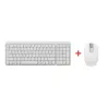 COMBO TECLADO Y MOUSE LOGITECH K250 MOUSE M196 BT INALÁMBRICO BLANCO