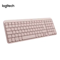 COMBO TECLADO Y MOUSE LOGITECH K250 MOUSE M240 BT INALÁMBRICO ROSADO