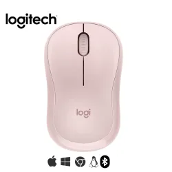 COMBO TECLADO Y MOUSE LOGITECH K250 MOUSE M240 BT INALÁMBRICO ROSADO