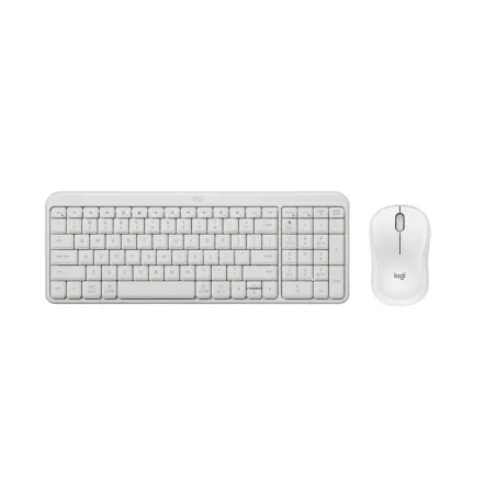 COMBO TECLADO Y MOUSE LOGITECH K250 MOUSE M240 BT INALÁMBRICO BLANCO