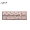 COMBO LOGITEC  TECLADO K250 MOUSE M196 PAD MOUSE 300X 700 ROSADO
