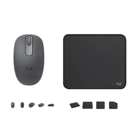 COMBO LOGITECH DE MOUSE M196 Y PAD MOUSE 200x230 NEGRO