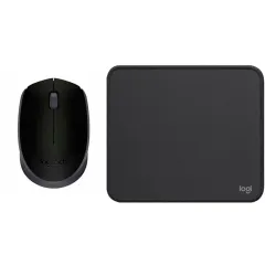 COMBO LOGITECH MOUSE M170 Y PAD MOUSE 200x230 NEGRO