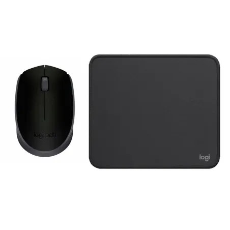 COMBO LOGITECH MOUSE M170 Y PAD MOUSE 200x230 NEGRO