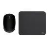 COMBO LOGITECH MOUSE M170 Y PAD MOUSE 200x230 NEGRO