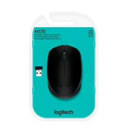 COMBO LOGITECH MOUSE M170 Y PAD MOUSE 200x230 NEGRO