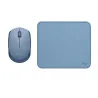 COMBO LOGITECH MOUSE M170 AZUL GRIS Y PAD MOUSE 200x230 AZUL