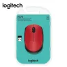 COMBO LOGITECH MOUSE M170 ROJO Y PAD MOUSE 200x230 NEGRO