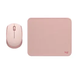COMBO LOGITECH MOUSE M170  Y PAD MOUSE 200x230 ROSADO
