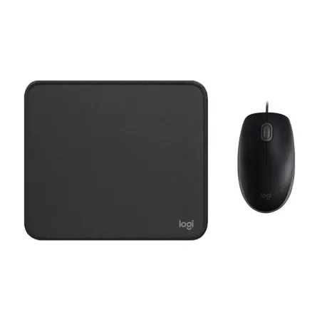 COMBO LOGITECH MOUSE M110 Y PAD MOUSE 200x230 NEGRO